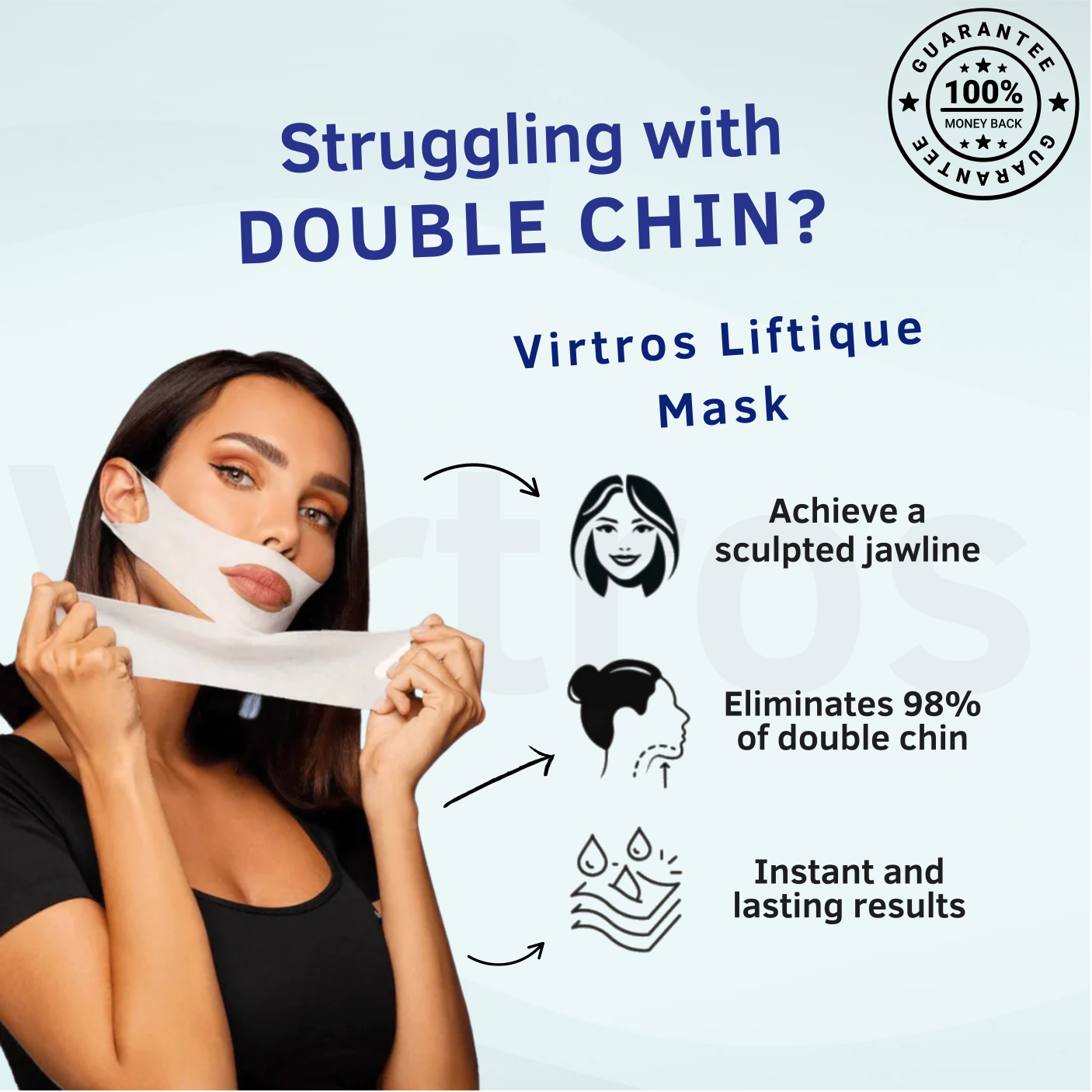 Virtros Liftique Mask - Lift. Sculpt. Glow.