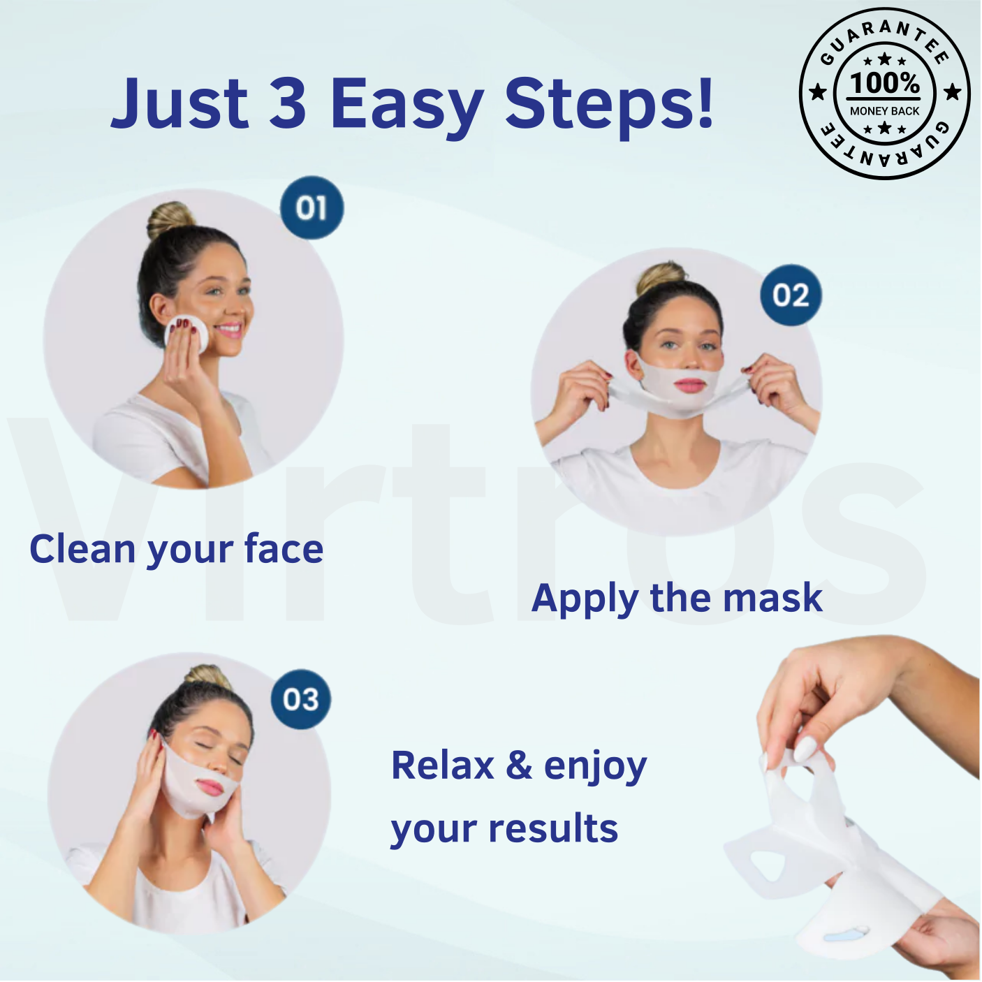 Virtros Liftique Mask - Lift. Sculpt. Glow.