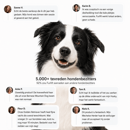 Furlift™ 3-in-1 Hondenborstelset met Stofzuigfunctie