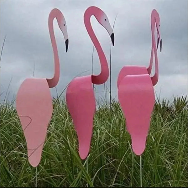 Vrolijke Flamingo Tuindecoratie